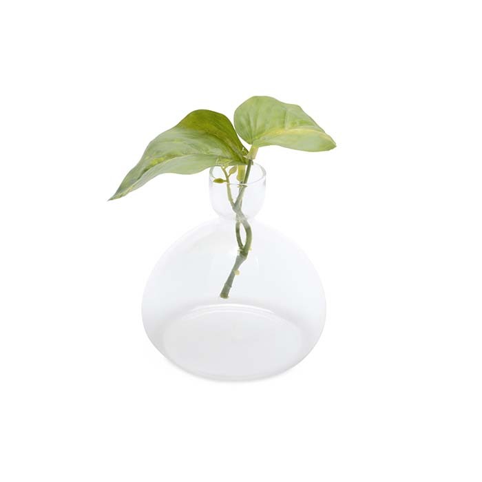 25227-acorn-10cm-glass-flower-vase-planter-outdoor-yard-patio-home-garden-decor