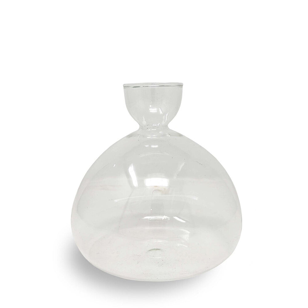 25234-avocado-15cm-glass-vase-planter-outdoor-ornament-yard-patio-garden-decor