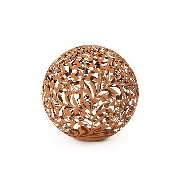25388-ball-corten-40cm-aussie-outdoor-ornament-yard-patio-garden-decor