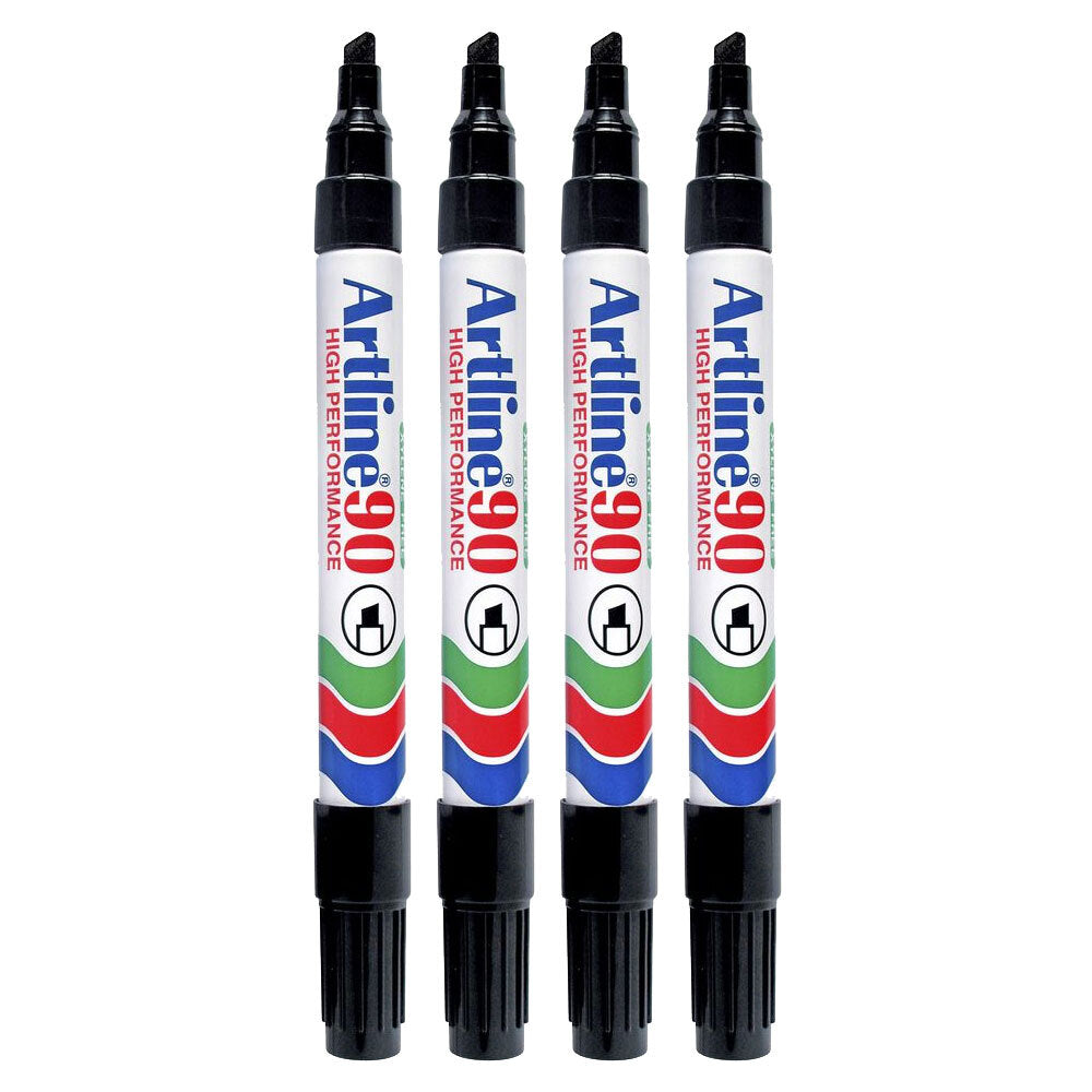 2814167-4pc-artline-90-2-0-5-0mm-permanent-marker-black
