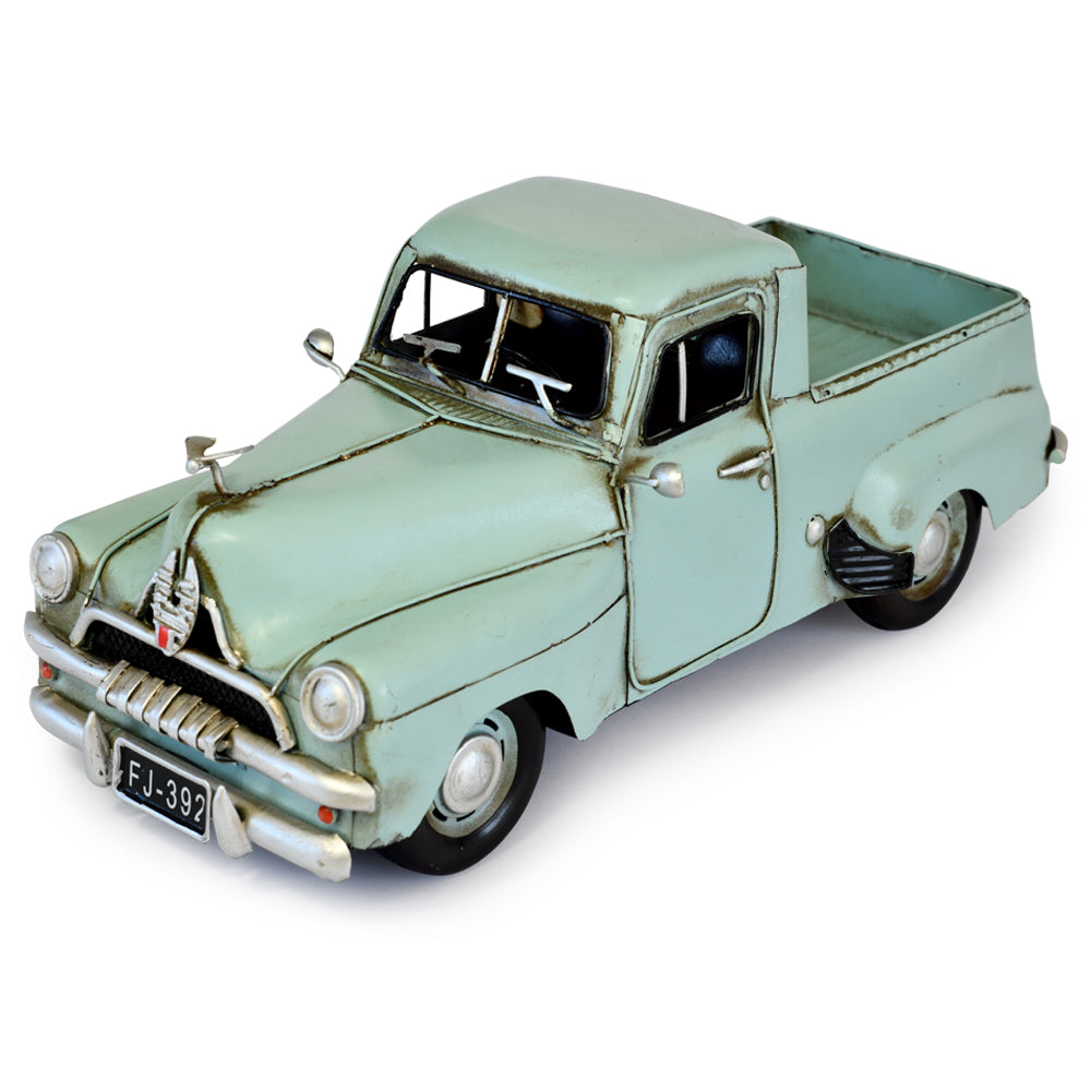 30240-boyle-30cm-fj-ute-metal-ornament-home-room-decor-blue