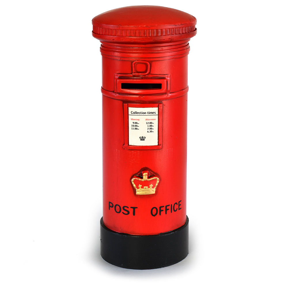 30695-boyle-vintage-22-5cm-letter-box-money-storage-tin-red