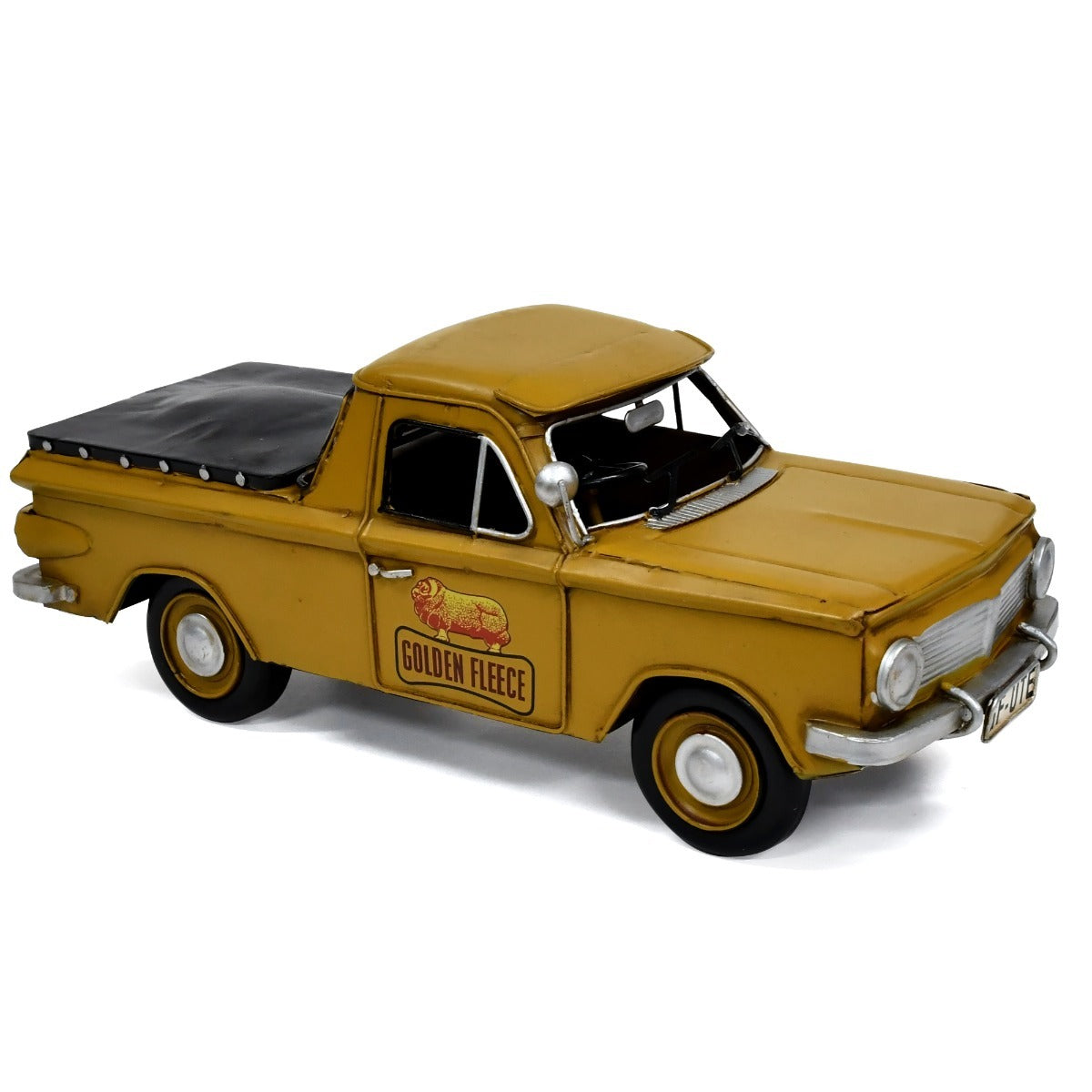 30701-boyle-30cm-golden-fleece-holden-ute-metal-ornament-yellow