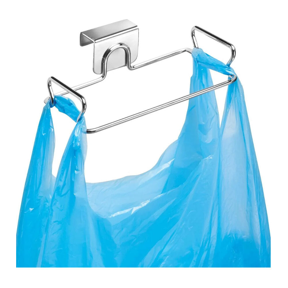 34110-idesign-18-5cm-classico-over-cabinet-rubbish-bag-holder-silver