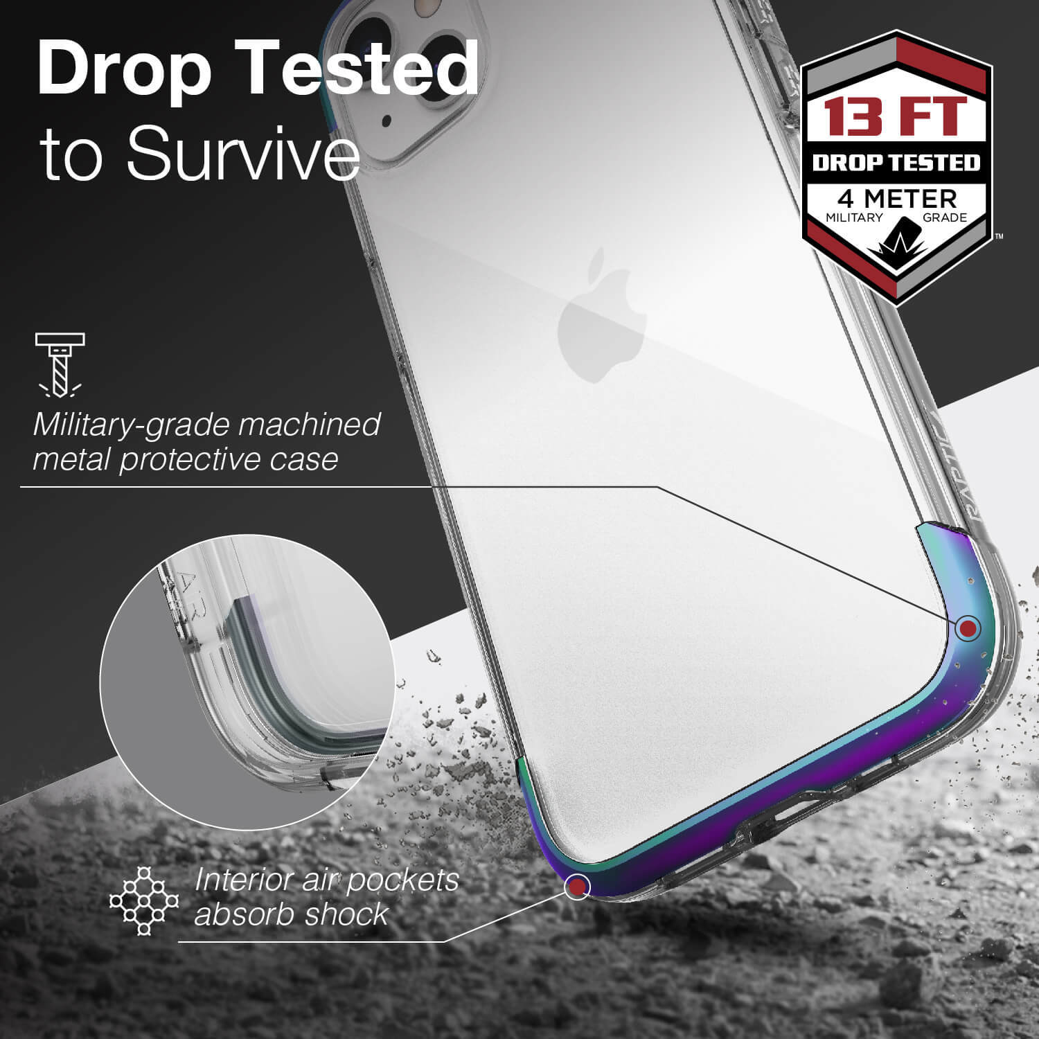 370403835004-x-doria-raptic-air-shockproof-case-cover-for-apple-iphone-13-iridescent