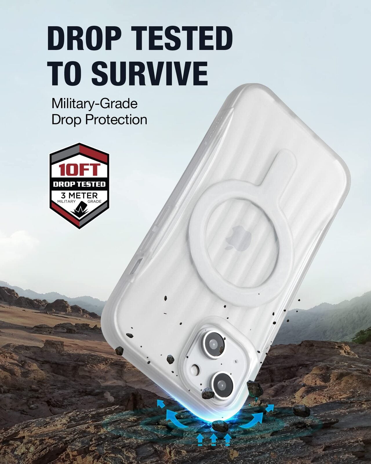 370405122001-x-doria-raptic-clutch-case-cover-for-iphone-14-plus-clear