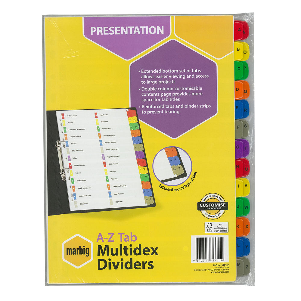 39810f-marbig-a-z-tab-manilla-multidex-a4-dividers