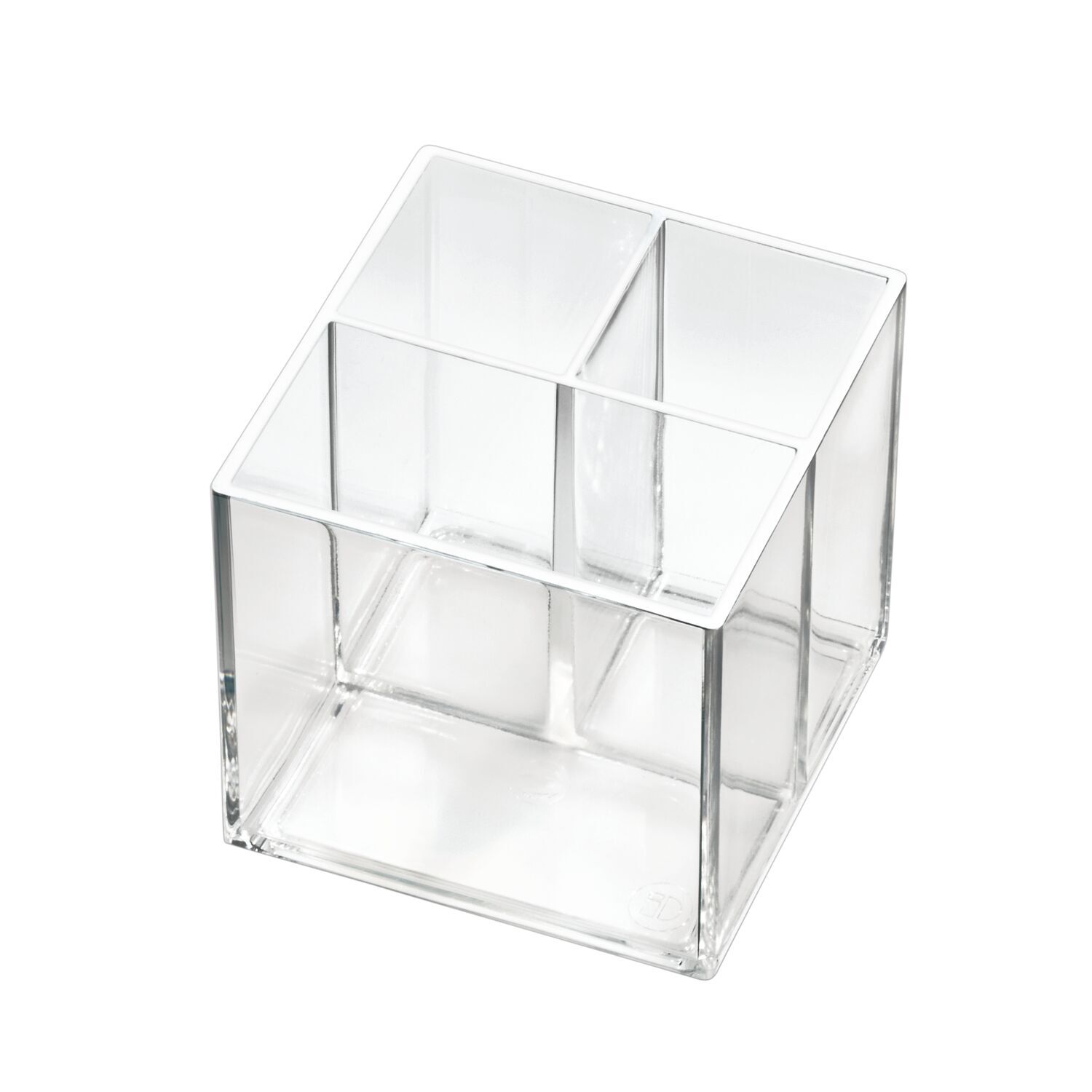 40238-idesign-10-79x10-16cm-cosmetic-cube-organiser-clear-matte-white