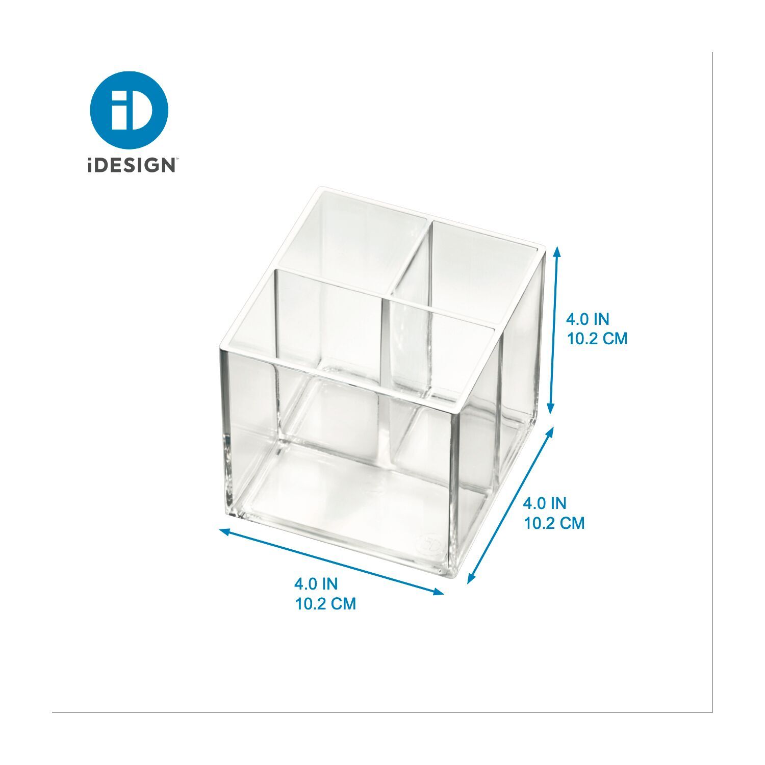 40238-idesign-10-79x10-16cm-cosmetic-cube-organiser-clear-matte-white