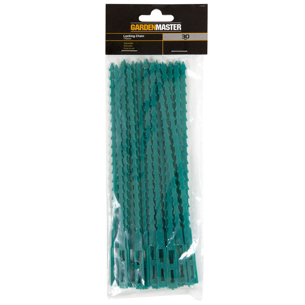 410260-30pc-gardenmaster-17cm-locking-chain-adjustable-reusable