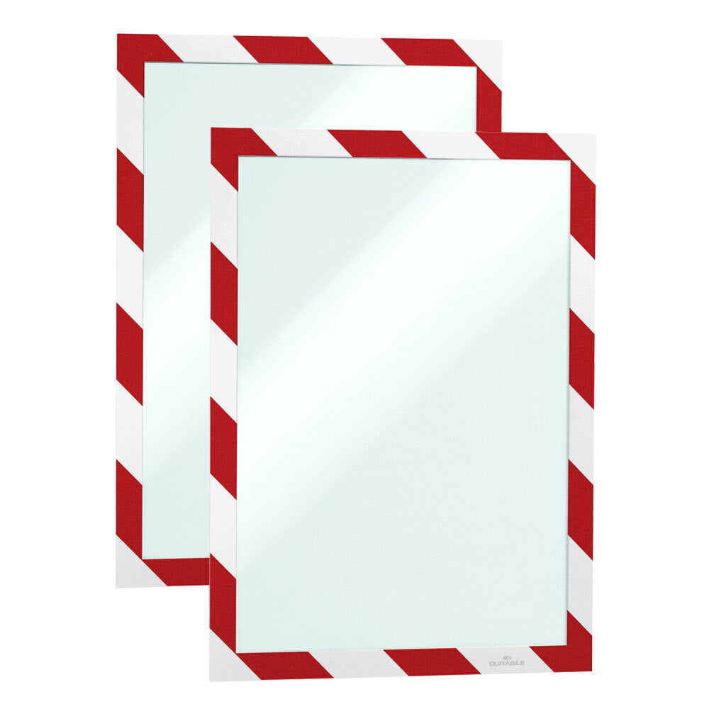 4944132-2pk-durable-duraframe-a4-security-display-red-white