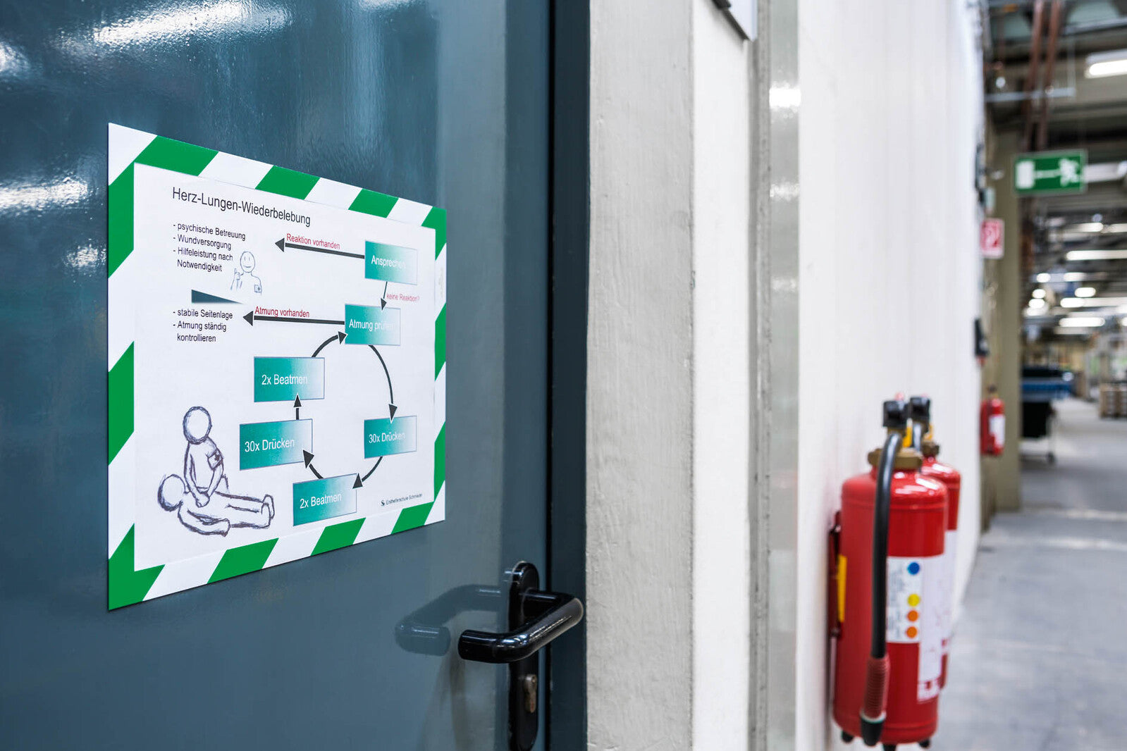 4945131-5pk-durable-duraframe-magnetic-security-a4-warning-sign-green-white