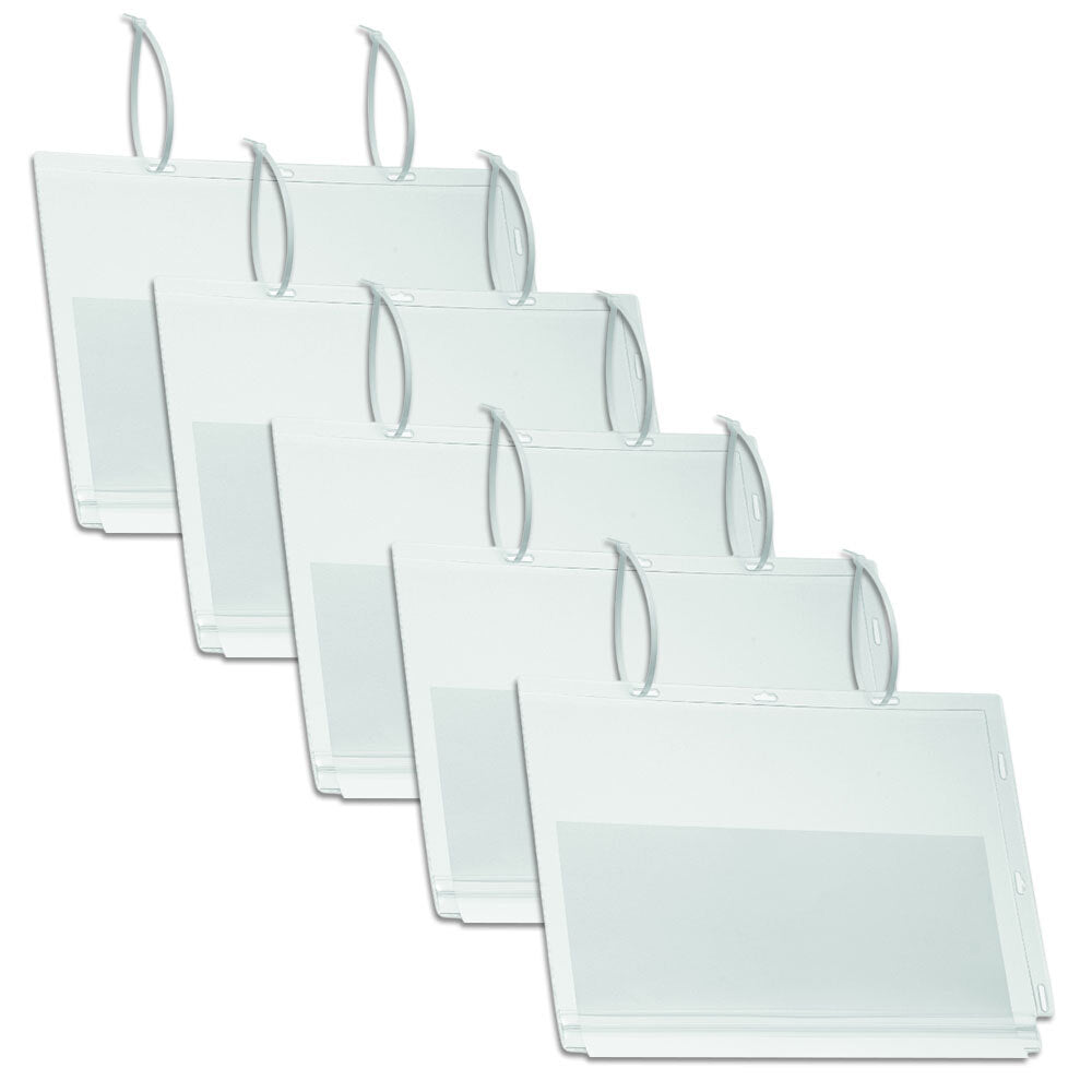 502719-5pc-durable-water-resistant-a4-packet-sign-holder-clear
