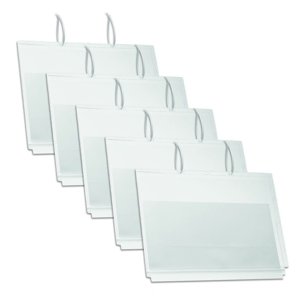 502819-5pc-durable-water-resistant-a3-packet-sign-holder-clear