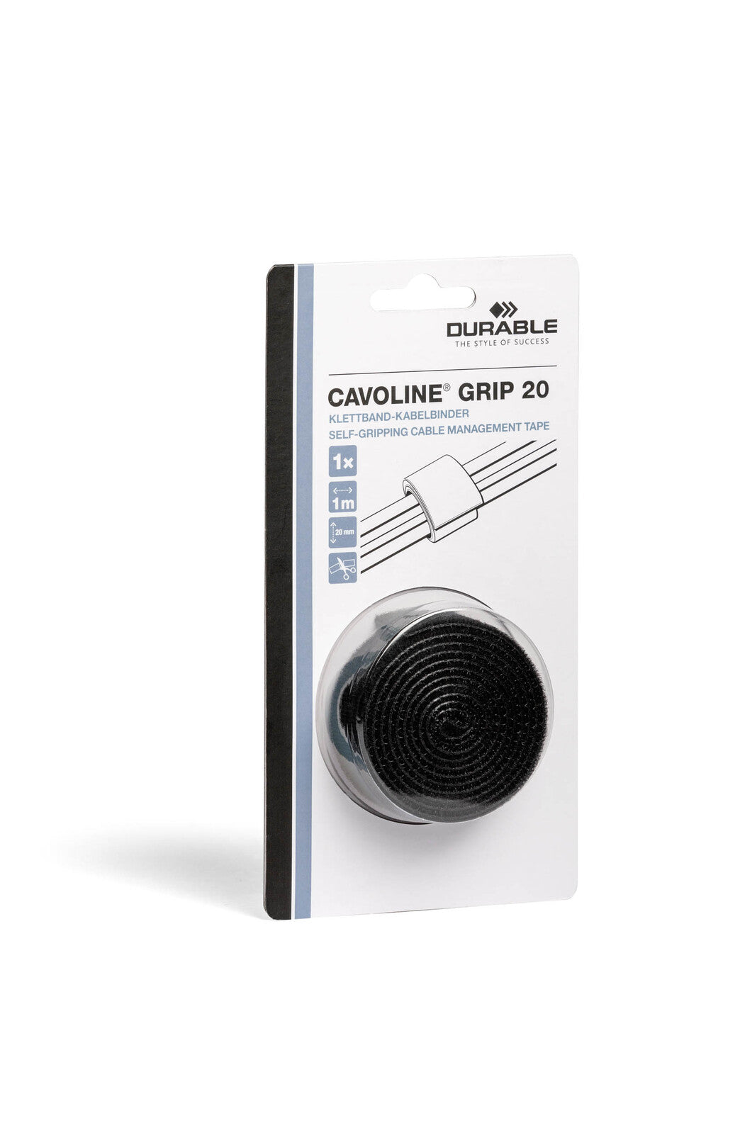 503201-durable-cavoline-2cm-self-grip-cable-tape-black