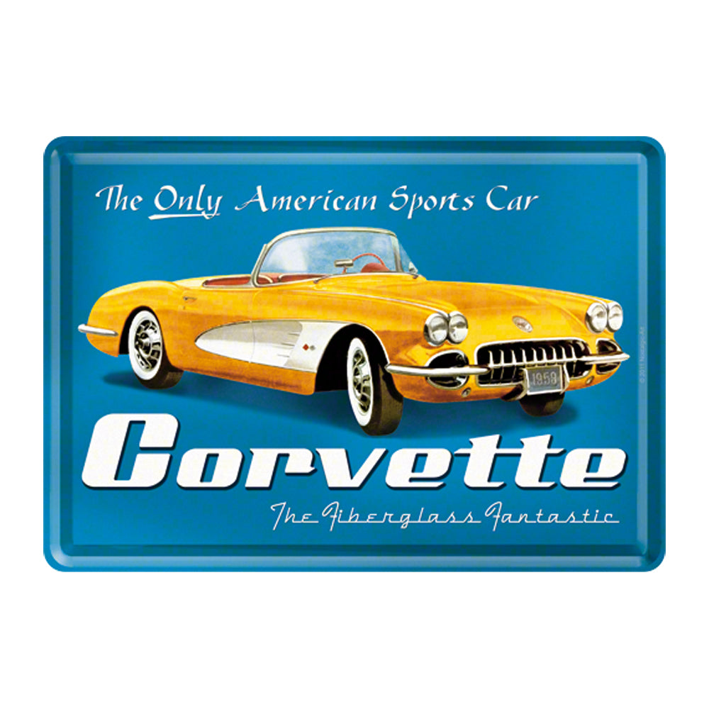 5116376-nostalgic-art-metal-mailing-postcard-corvette-10x14cm