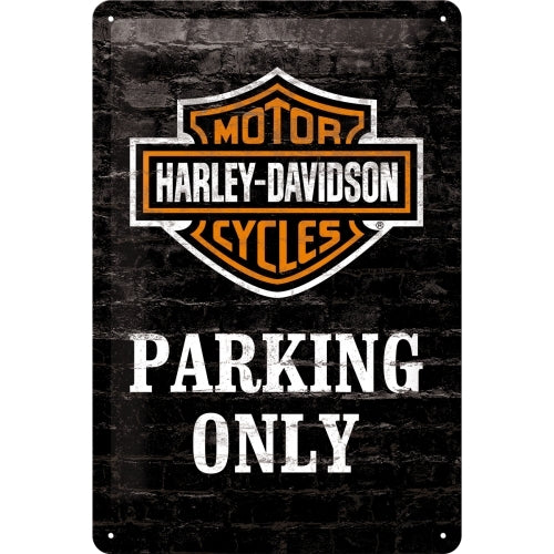 5122231-nostalgic-art-20x30cm-wall-hanging-sign-harley-original-logo-parking-only