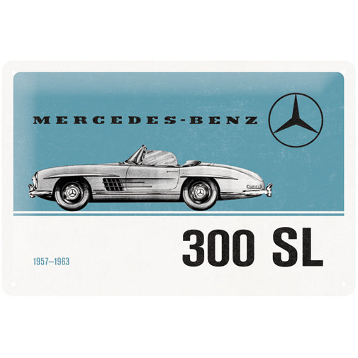5122286-nostalgic-art-20x30cm-medium-metal-wall-hanging-sign-mercedes-benz-300-sl-blue