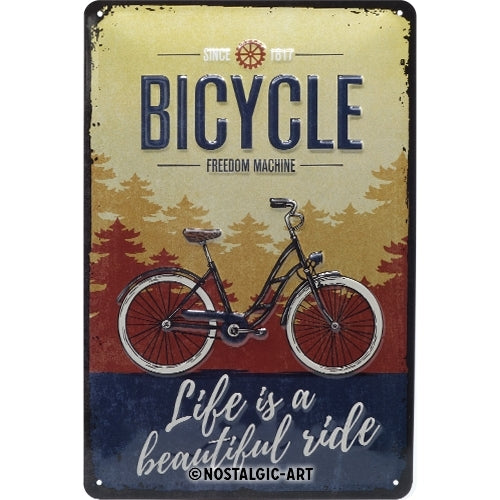 5122293-nostalgic-art-20x30cm-medium-metal-wall-hanging-sign-bicycle-beautiful-ride