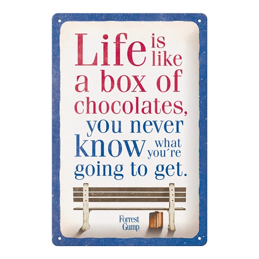 5122385-nostalgic-art-20x30cm-medium-sign-forrest-gump-chocolate