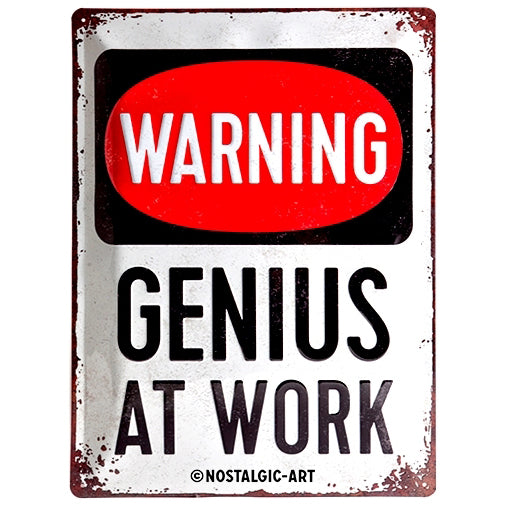 5123229-nostalgic-art-genius-at-work-30x40cm-large-metal-sign-home-wall-decor