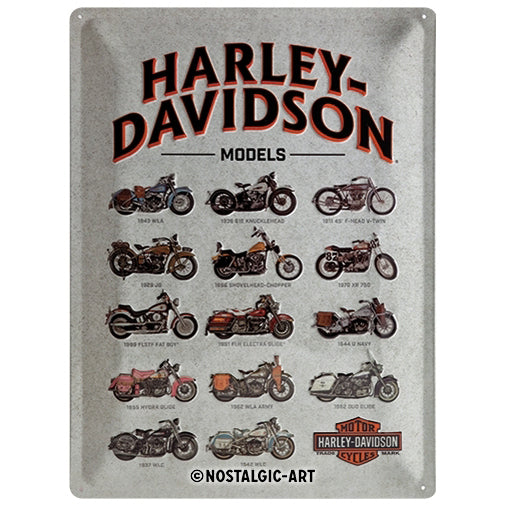 5123233-nostalgic-art-harley-davidson-model-chart-30x40cm-large-metal-tin-sign