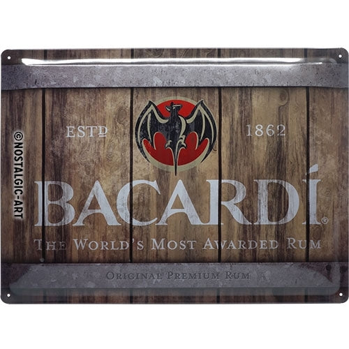 5123289-nostalgic-art-bacardi-wood-barrel-logo-30x40cm-large-metal-tin-sign