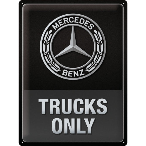 5123337-nostalgic-art-large-sign-30x40cm-mercedes-benz-trucks-only