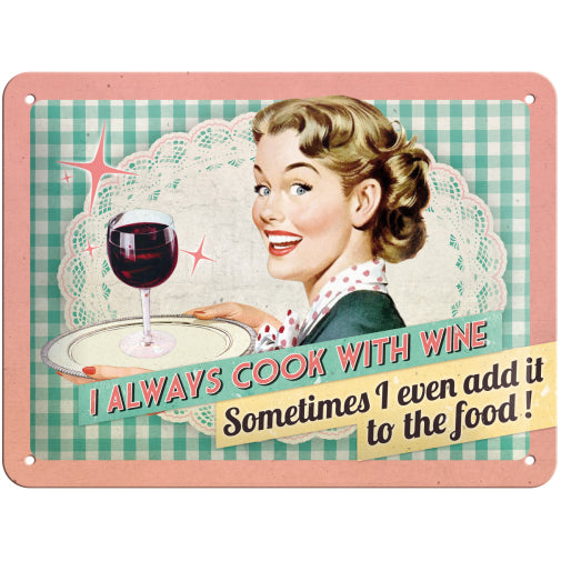 5126100-nostalgic-art-15x20cm-small-wall-hanging-metal-sign-cook-with-wine