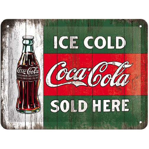 5126174-nostalgic-art-15x20cm-small-wall-sign-coca-cola-vintage-evergreen-ice-cold