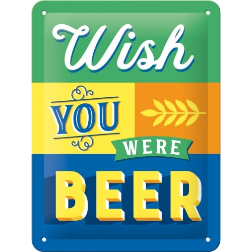 5126229-nostalgic-art-15x20cm-small-wall-hanging-metal-sign-wish-you-were-beer