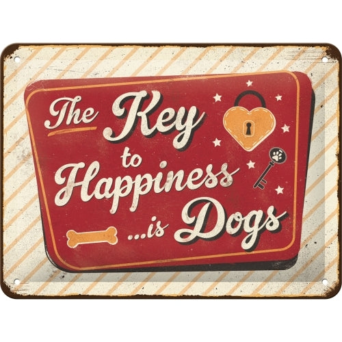 5126237-nostalgic-art-15x20cm-small-wall-hanging-metal-sign-dogs-key-to-happiness