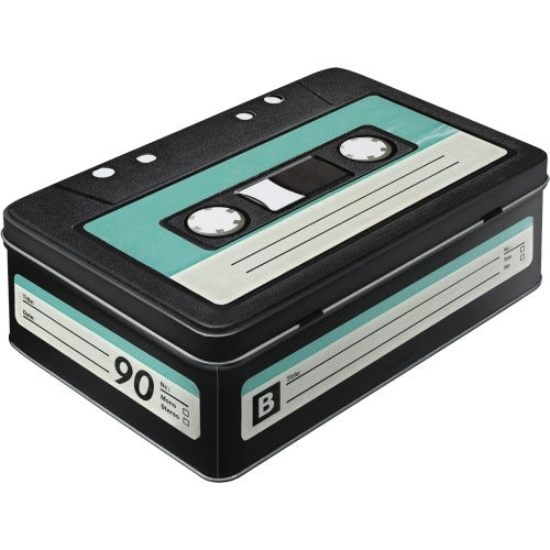 5130714-nostalgic-art-23cm-2-5l-flat-tin-storage-cassette-tape
