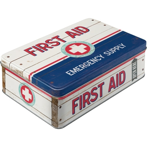 5130721-nostalgic-art-23cm-2-5l-flat-tin-storage-first-aid-ii