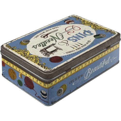 5130749-nostalgic-art-23cm-2-5l-flat-tin-storage-pins-needles-sewing-box