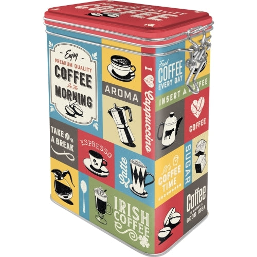 5131115-nostalgic-art-17-5cm-1-3l-clip-top-tin-storage-coffee-collage