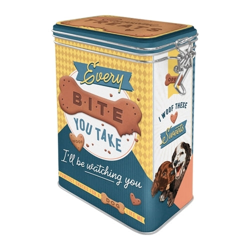 5131124-nostalgic-art-17-5cm-1-3l-clip-top-tin-storage-dog-treats