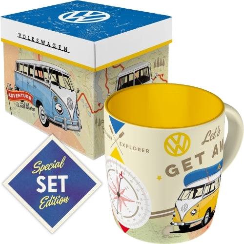 5143128-nostalgic-art-kombi-lets-get-away-330ml-ceramic-mug-gift-box-combo