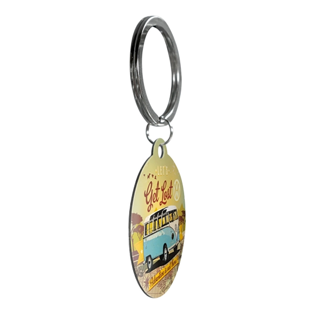 5148021-nostalgic-art-metal-7-5cm-round-keyring-vw-bulli-lets-get-lost