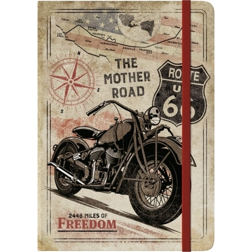 5154005-nostalgic-art-a5-notebook-route-66-bike-map-hard-cover