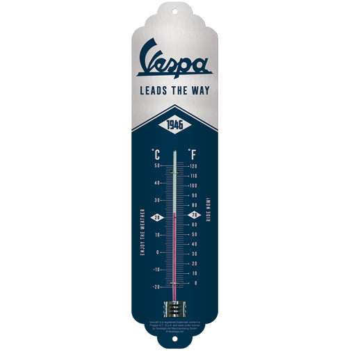5180320-nostalgic-art-28x6-5cm-wall-thermometer-metal-vespa-leads-the-way