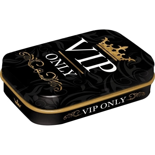 5181317-nostalgic-art-6cm-mint-tin-box-vip-only-fresh-breath-hard-candy-black