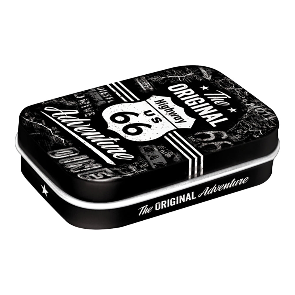 5181335-nostalgic-art-6cm-mint-tin-box-route-66-adventure-fresh-breath-hard-candy