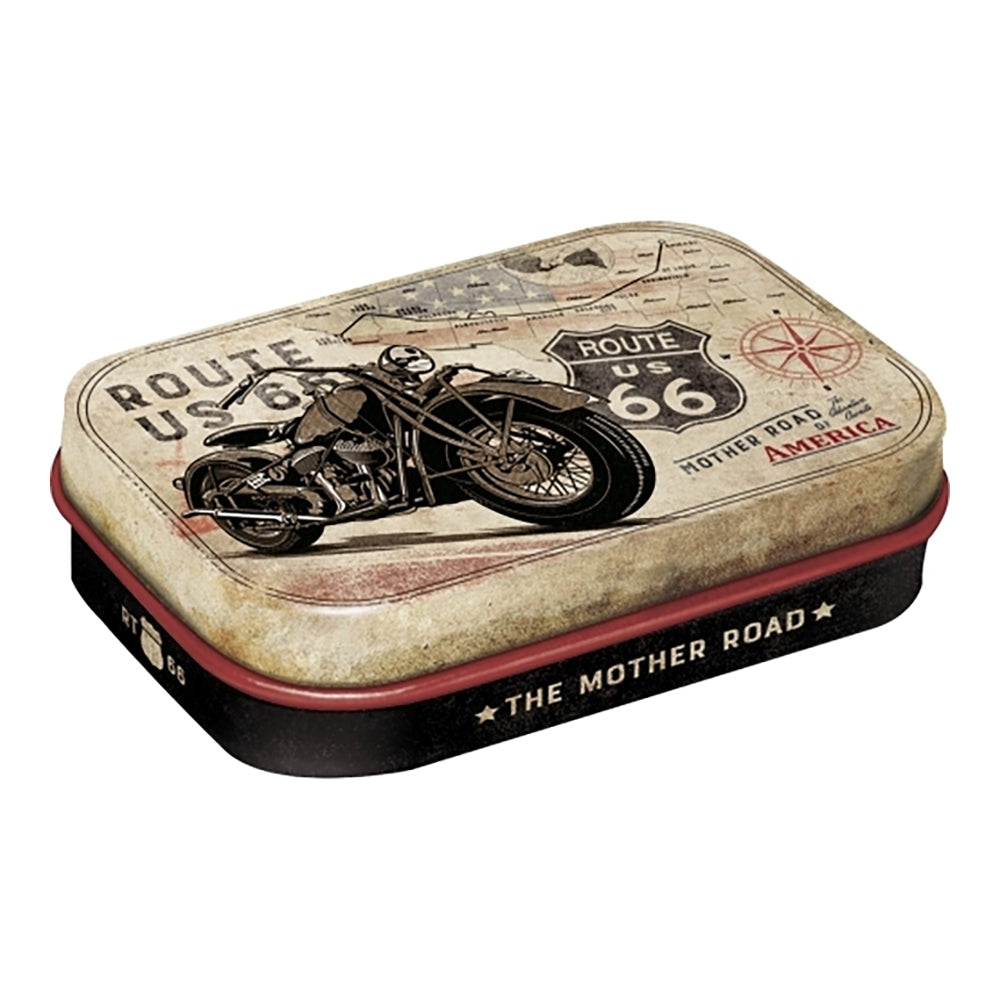5181389-nostalgic-art-6cm-mint-tin-box-route-66-bike-map-fresh-breath-hard-candy
