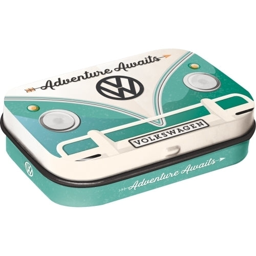 5181393-nostalgic-art-6cm-mint-tin-box-vw-bulli-adventure-awaits-fresh-breath-candy