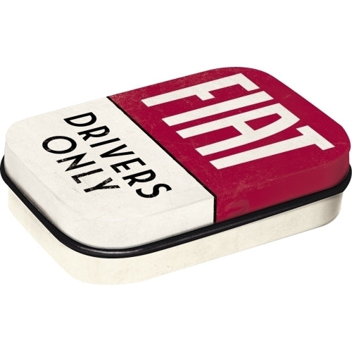 5181433-nostalgic-art-6cm-mint-tin-box-fiat-drivers-only-fresh-breath-hard-candy