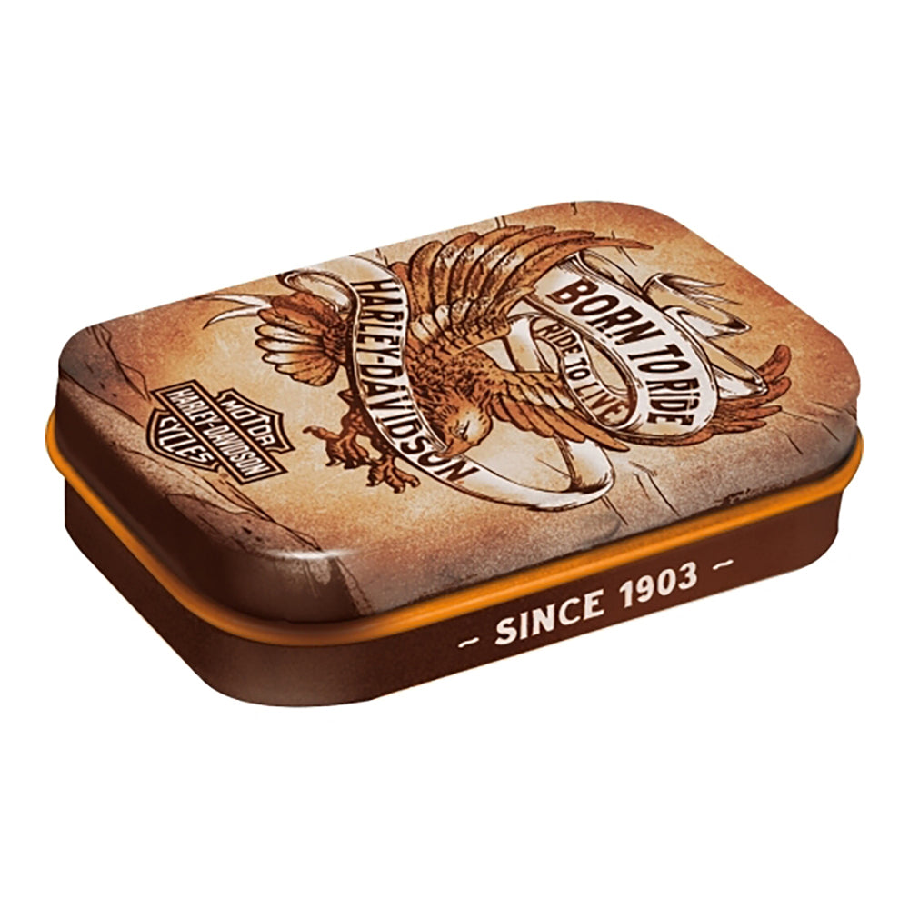 5181455-nostalgic-art-4x6cm-mint-box-metal-tin-harley-davidson-born-to-ride-eagle