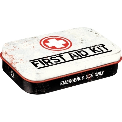 5182103-nostalgic-art-10cm-mint-tin-box-xl-first-aid-kit-hard-candy-white