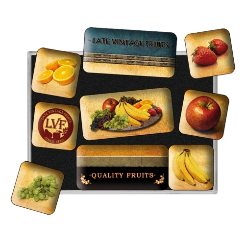 5183006-9pc-nostalgic-art-quality-fruits-fridge-decor-2-2-4-5cm-magnet-set