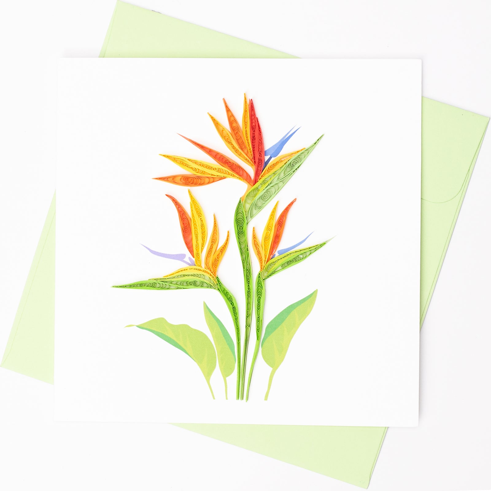 52l012-boyle-handmade-paper-15x15cm-quilled-greeting-card-bird-of-paradise-flower